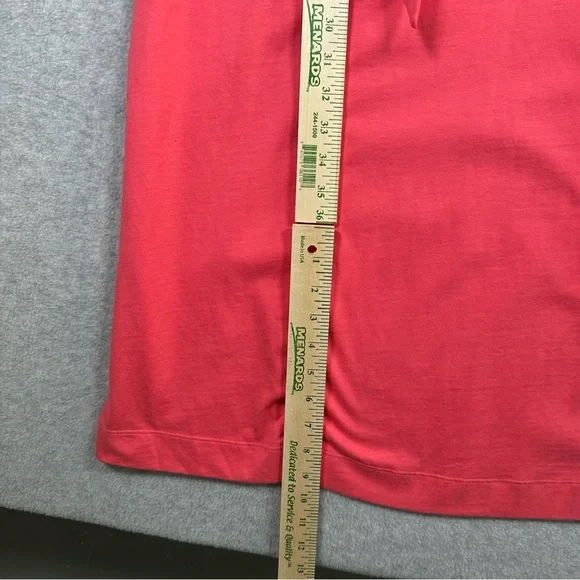 Tommy Bahama Islandscape Jersey Midi Dress NWT Melon Berry V Neck Pockets XS - Picture 16 of 16